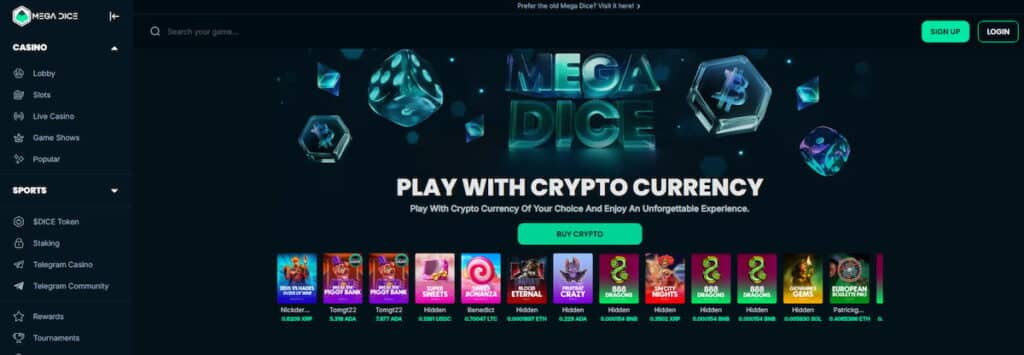 Megadice Casino Zonder Registratie