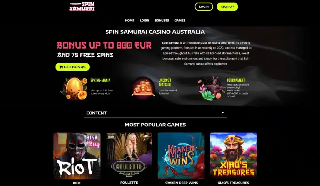 Casino Spin Samurai